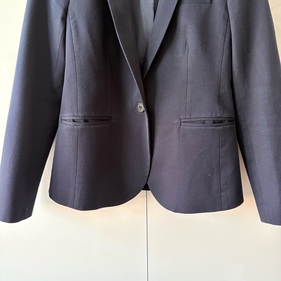 J. Crew Navy Cotton Blend Blazer - Picture 4 of 11